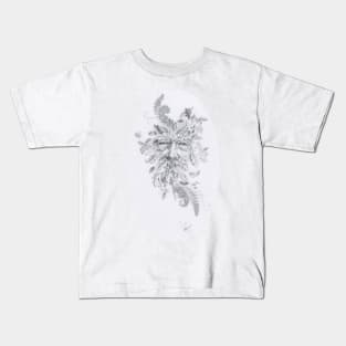 Silverpoint Drawing of the Greenman Kids T-Shirt